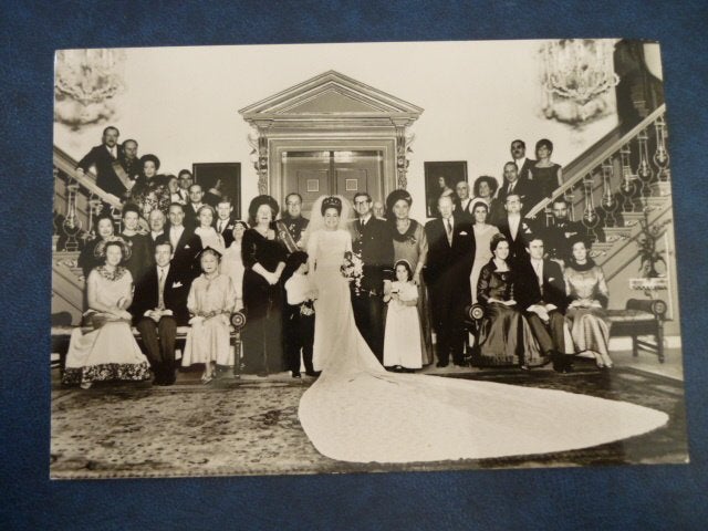 Huwelijk HKH Pr. Margriet & Mr. P. v. Vollenhoven - Max Koot, Verzamelen, Ophalen of Verzenden, Nieuw, Nederland, Kaart, Foto of Prent