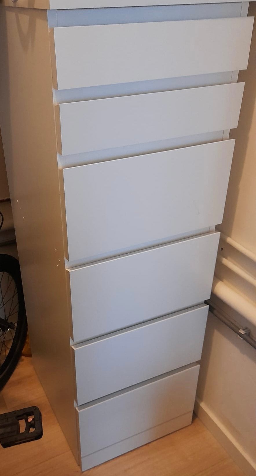 Malm ladenkast, Ophalen, 50 tot 100 cm, Zo goed als nieuw, 3 of 4 laden