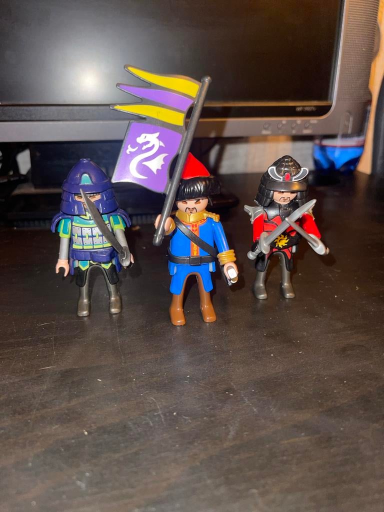 Playmobil Ridders en Vaandeldrager Set, Ophalen of Verzenden, Zo goed als nieuw