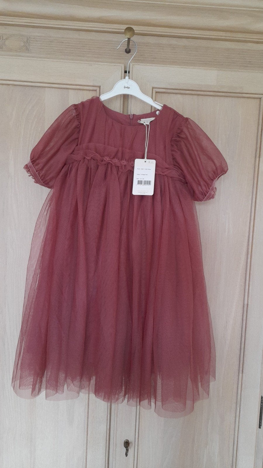 Pompdelux Mille Jurk Vintage Rood - Nieuw met kaartjes, Meisje, Nieuw, Jurk of Rok, Pompdelux