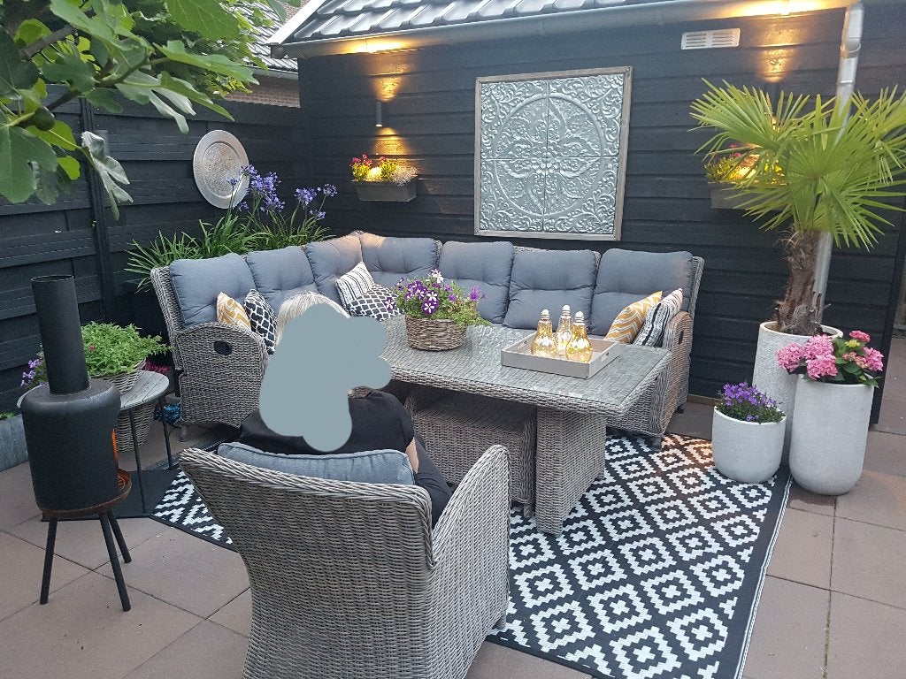 Mooie Loungeset Le Sud Verona, Ophalen, Wicker, Bank