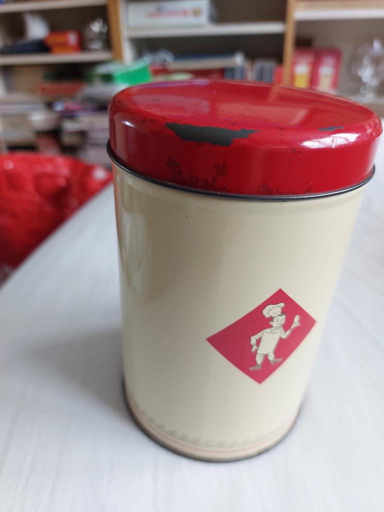 Bolletje blikje, gebruikt, Verzamelen, Blikken, Ophalen of Verzenden, Gebruikt, Overige