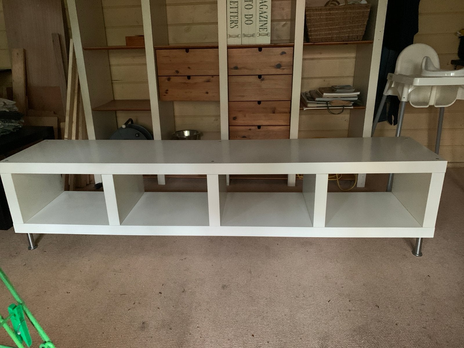 IKEA TV meubel 190x38x47 in goede staat, Ophalen, Gebruikt, 150 tot 200 cm, Minder dan 100 cm