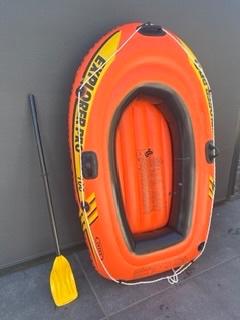 opblaasbare boot, Ophalen, Zo goed als nieuw