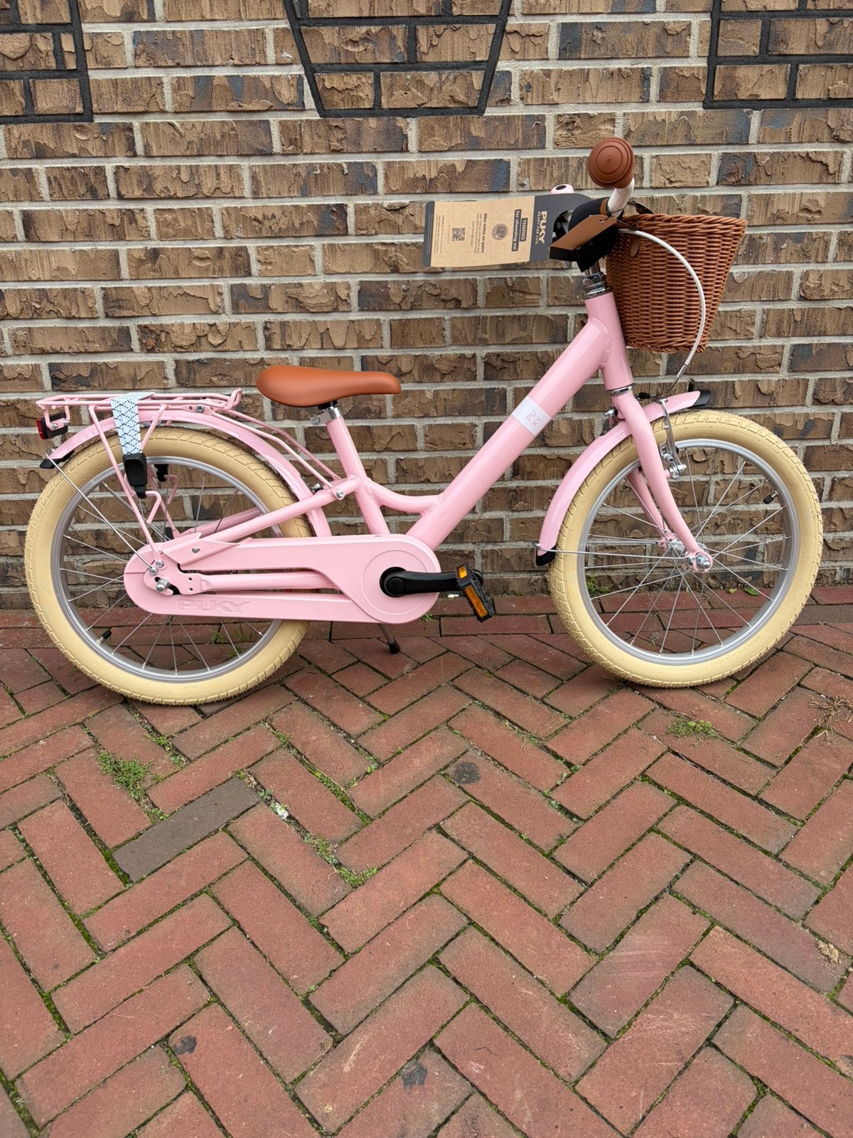 Puky Youke Classic 18 inch meisjesfiets ROZE *OP VOORRAAD*, Ophalen, Terugtraprem, 16 tot 20 inch, Puky