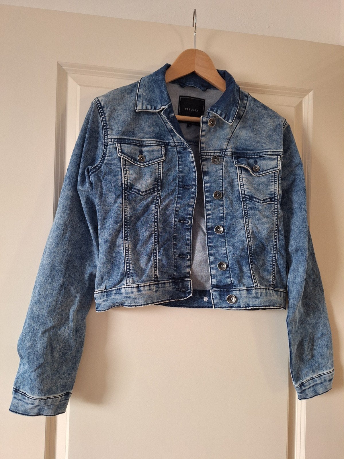 spijkerjas maat s, Blauw, Pescara, Ophalen of Verzenden, Zo goed als nieuw