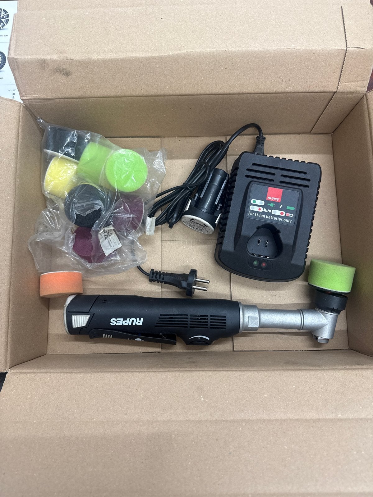Rupes Mini Polijstmachine - Zo goed als nieuw met accessoire, Auto diversen, Autogereedschap, Zo goed als nieuw, Ophalen