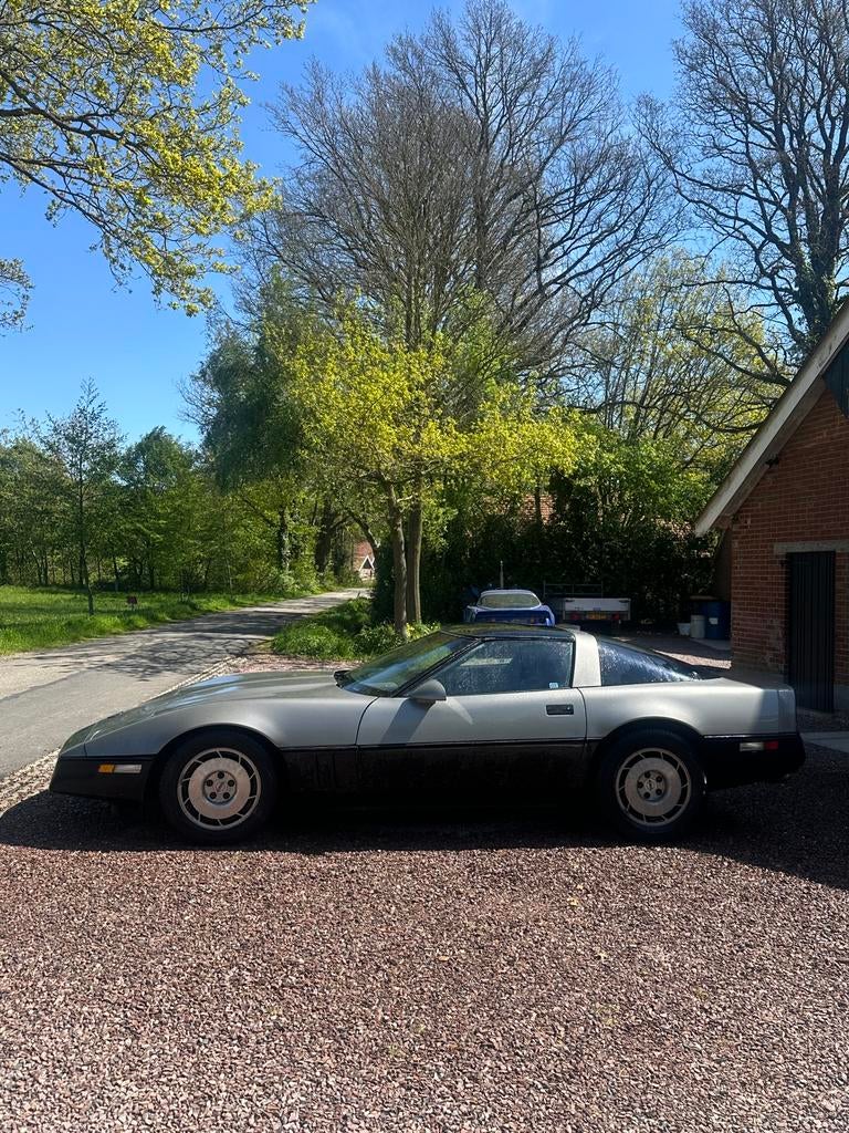 Corvette C4 1986, Auto's, Chevrolet, Particulier, Corvette, Benzine, Coupé, Automaat, Geïmporteerd, Zilver of Grijs, Achterwielaandrijving
