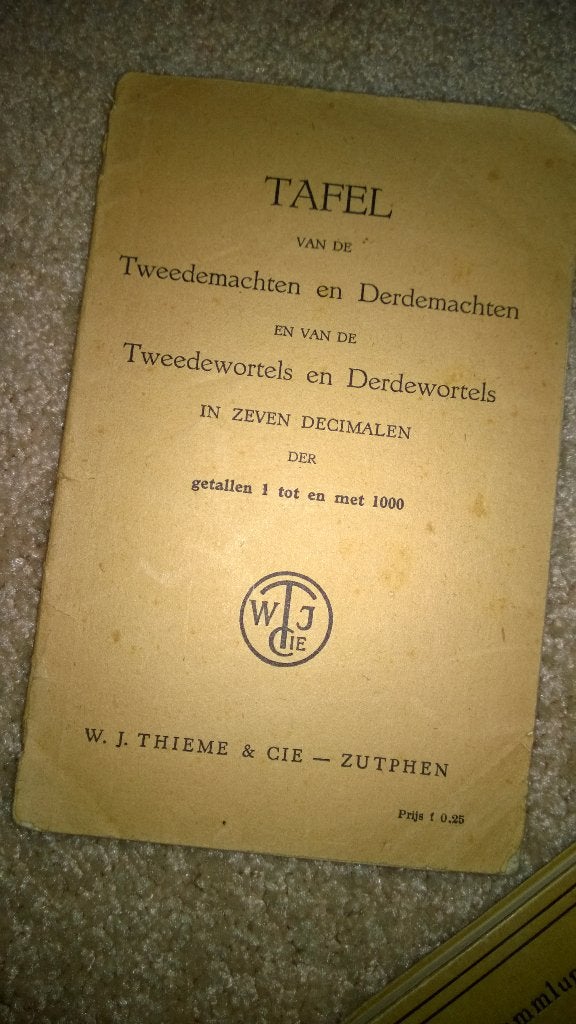 Boek - 446 - Tafel, Ophalen of Verzenden, Zo goed als nieuw