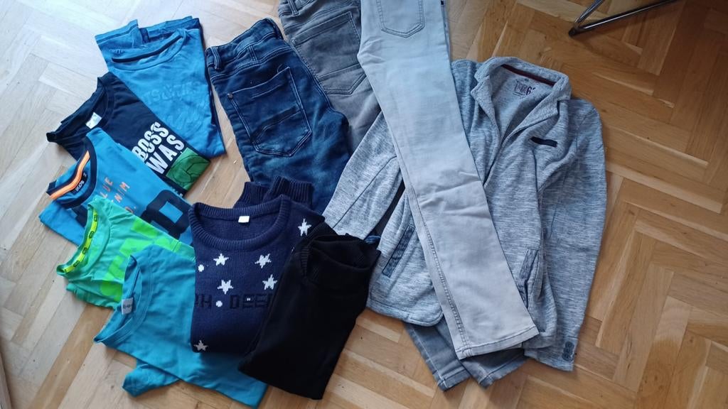 Pakket kinderkleding maat 158, Ophalen of Verzenden, Zo goed als nieuw, Maat 158