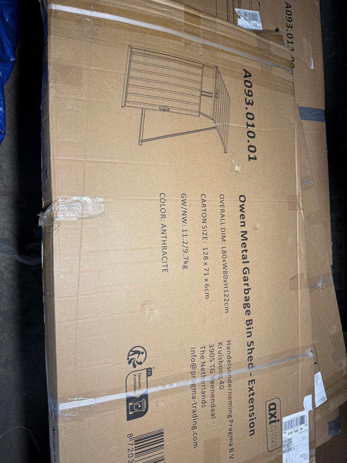 Owen Containerombouw AXI, Tuin en Terras, Overige typen, Ophalen of Verzenden, Zo goed als nieuw, Nvt