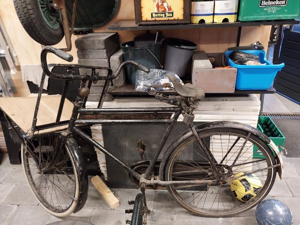 Oude fiets, Ophalen