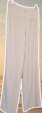 DROLE DE COPINE 💎 Wijde bandplooibroek  maat L NIEUW!, Kleding | Dames, Broeken en Pantalons, Verzenden, Beige, Maat 42/44 (L)