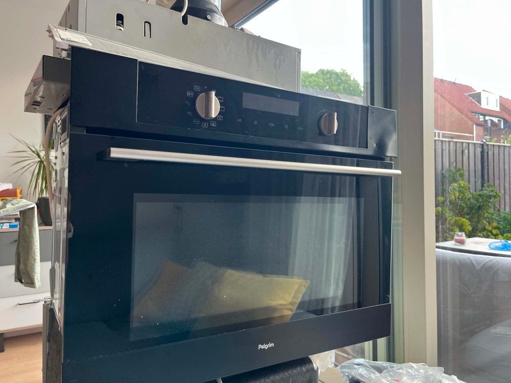 Pelgrim MAC524MAT combi-oven / magnetron – 51 liter, Witgoed en Apparatuur, Magnetrons, Ophalen, Gebruikt, Oven, Inbouw
