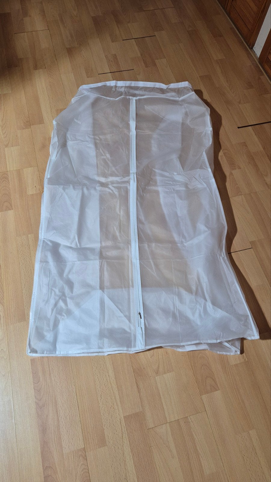 Transparante witte kledinghoes. Lengte 130 cm. Nieuw
Transpa, Ophalen of Verzenden, Nieuw