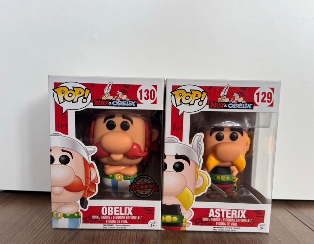 Funko Pop! ASTERIX & OBELIX #129 #130, Ophalen of Verzenden, Zo goed als nieuw
