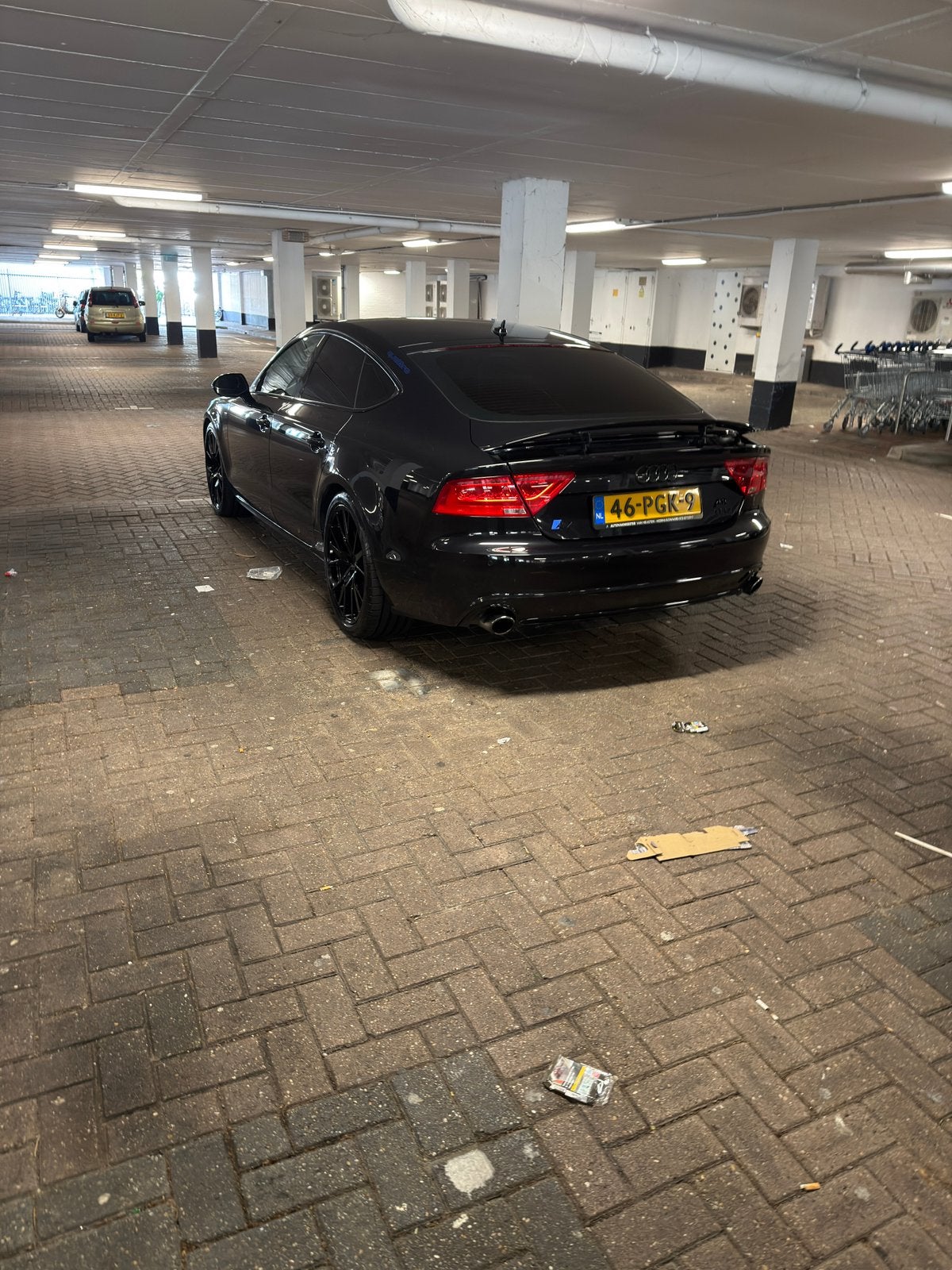 Audi A7 3.0 Tfsi 220KW Quattro S-tronic 2011 Zwart, Auto's, Euro 5, Zwart, 2995 cc, 4 stoelen