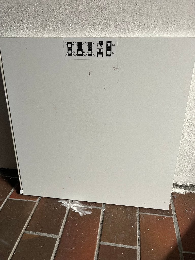 plaat om droger op wasmachine te plaatsen, Ophalen, Zo goed als nieuw