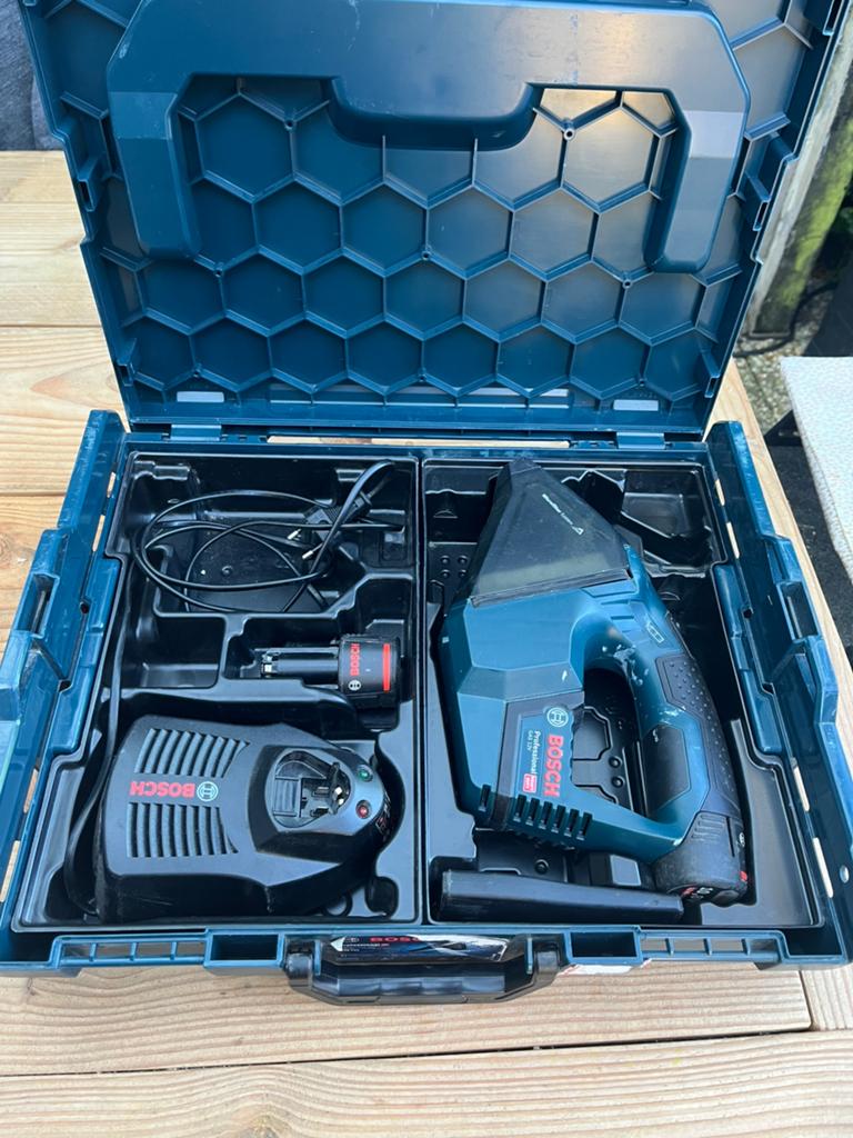 Bosch professional Stofzuiger GAS 12v in L-boxx, Ophalen of Verzenden, Zo goed als nieuw, Minder dan 400 watt, Overige typen