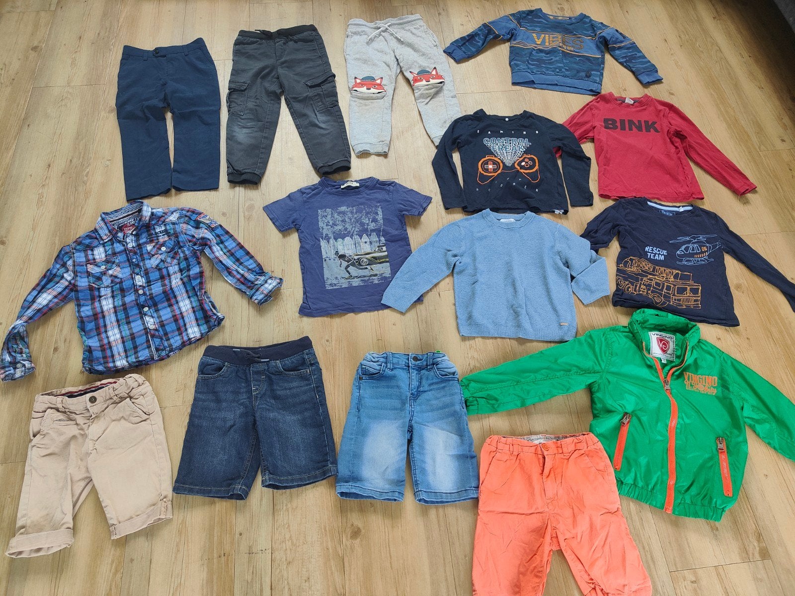 15-delig zomer kledingpakket jongen maat 116 zomerjas, Kinderen en Baby's, Kinderkleding | Maat 116, Ophalen of Verzenden, Gebruikt