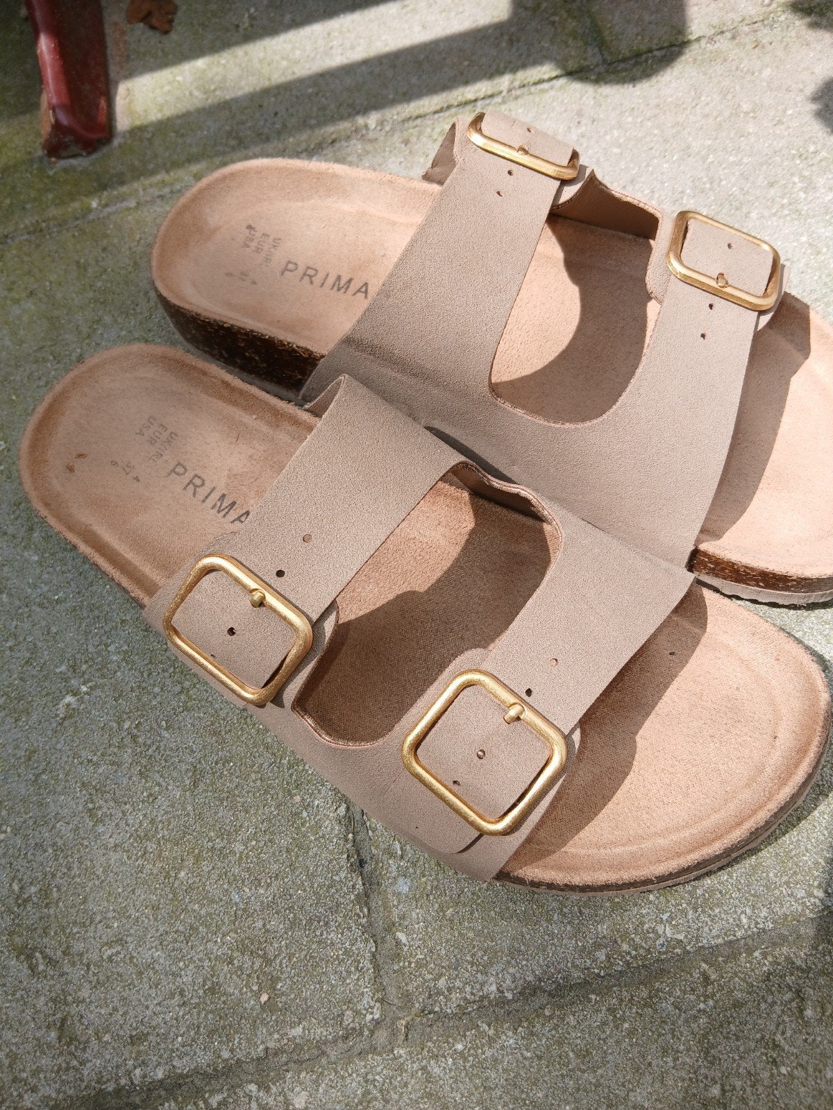 Primark sandalen/slippers 37, Primark, Beige, Zo goed als nieuw, Sandalen of Muiltjes