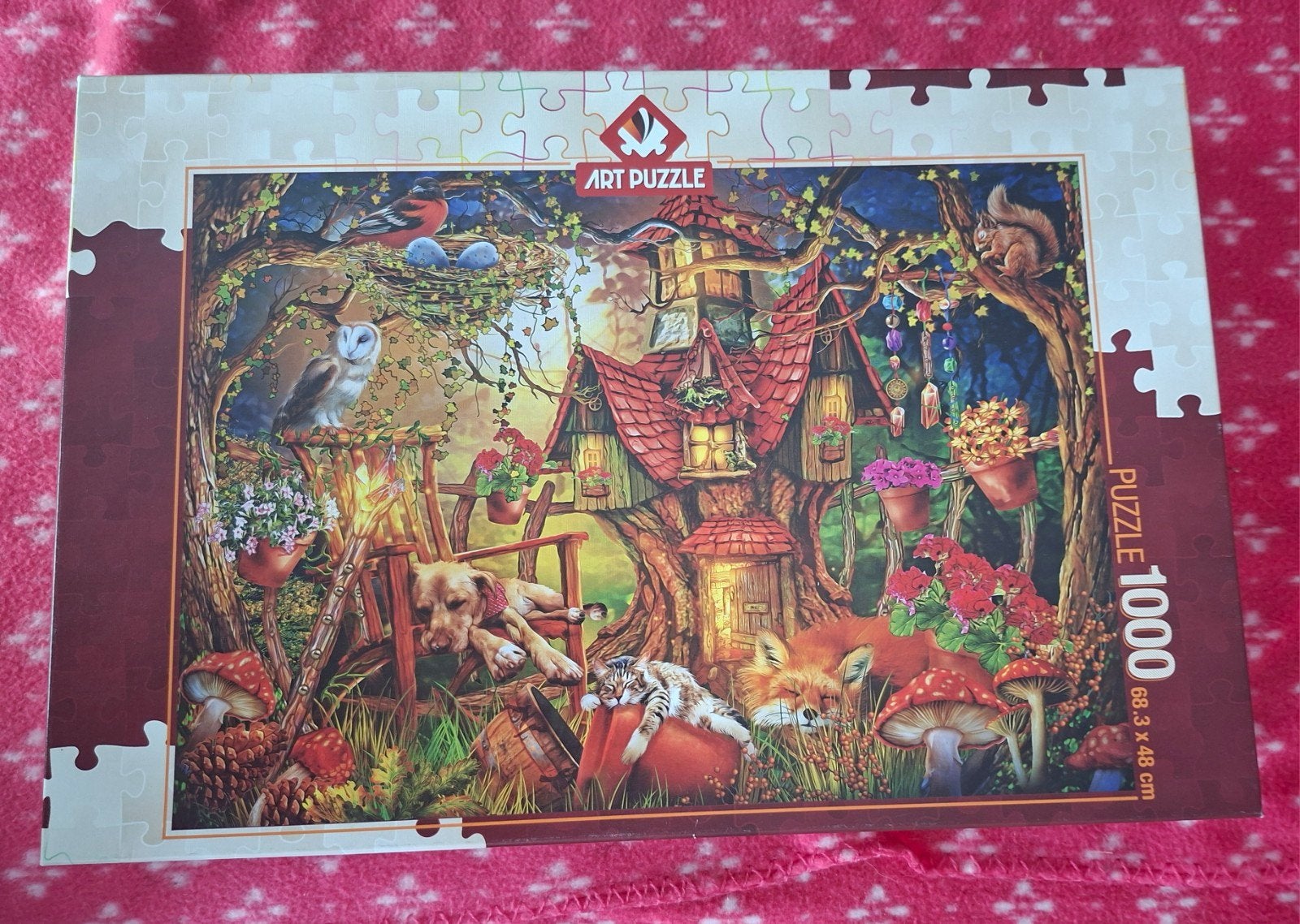 Legpuzzel Art puzzle- 1.000 stukjes, Ophalen of Verzenden, 500 t/m 1500 stukjes, Zo goed als nieuw
