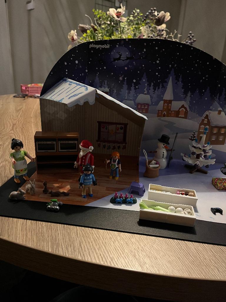 Playmobil adventskalender 71088, Ophalen of Verzenden, Zo goed als nieuw, Complete set