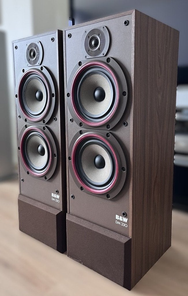 Bowers & Wilkins DM330 speakers, Ophalen, Stereo speakers, Gebruikt, 120 tot 150 watt
