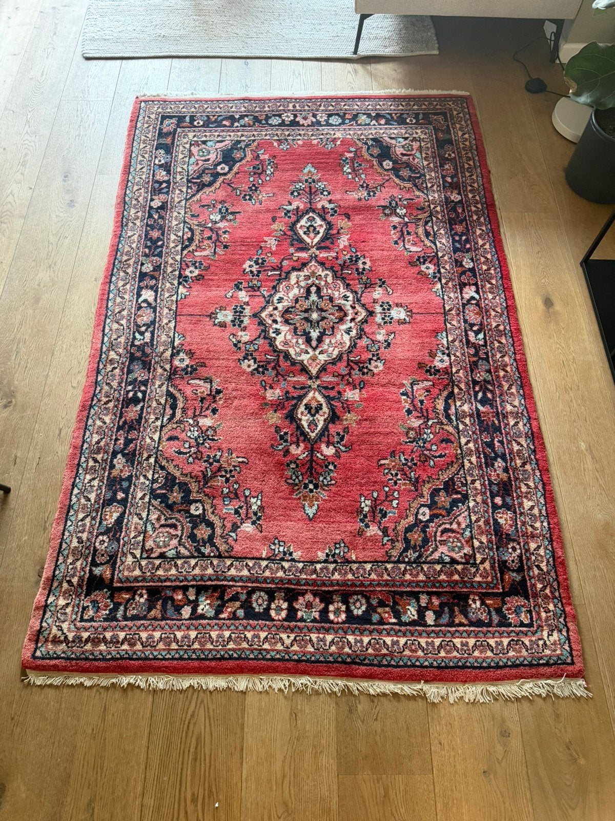 Handgeknoopt authentiek vloerkleed, Huis en Inrichting, Stoffering | Tapijten en Kleden, Ophalen, Gebruikt, 100 tot 150 cm, 150 tot 200 cm