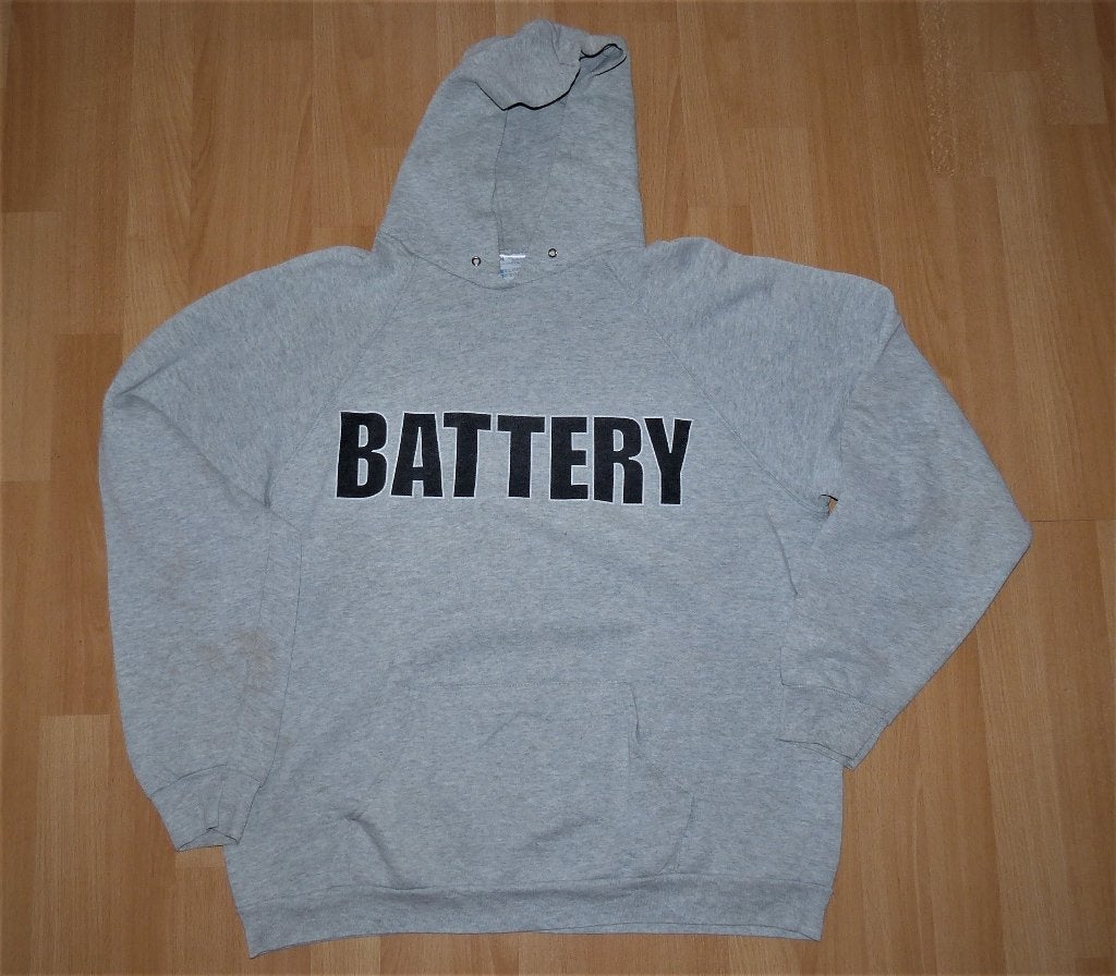 Battery In the cold 96 hoodie (straight edge / youth crew), Ophalen of Verzenden, Zo goed als nieuw, Maat 56/58 (XL), Screen Stars