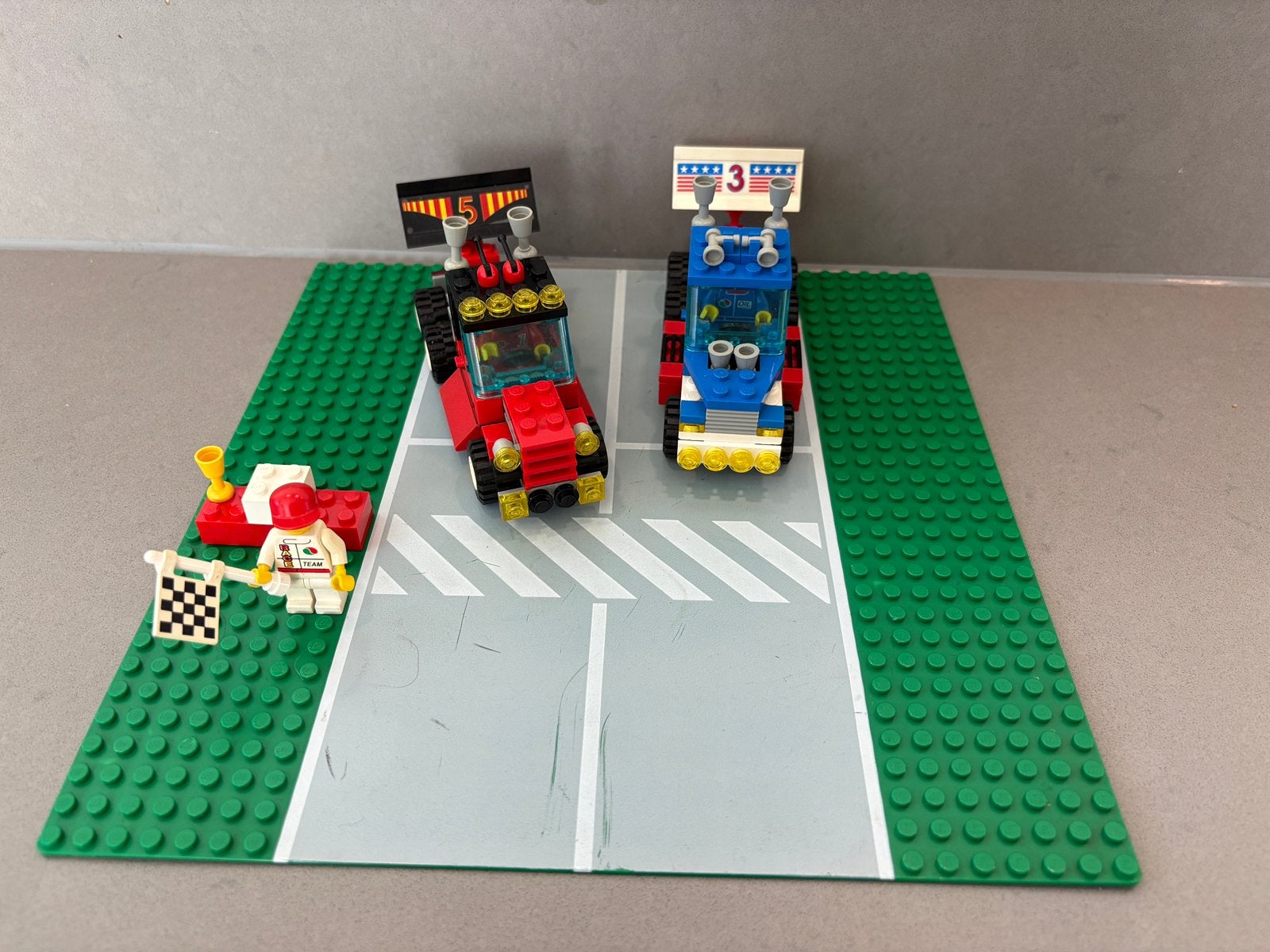 Lego 1821 rally racers met instructie, Compleet, Gebruikt, Overige thema's, Lego