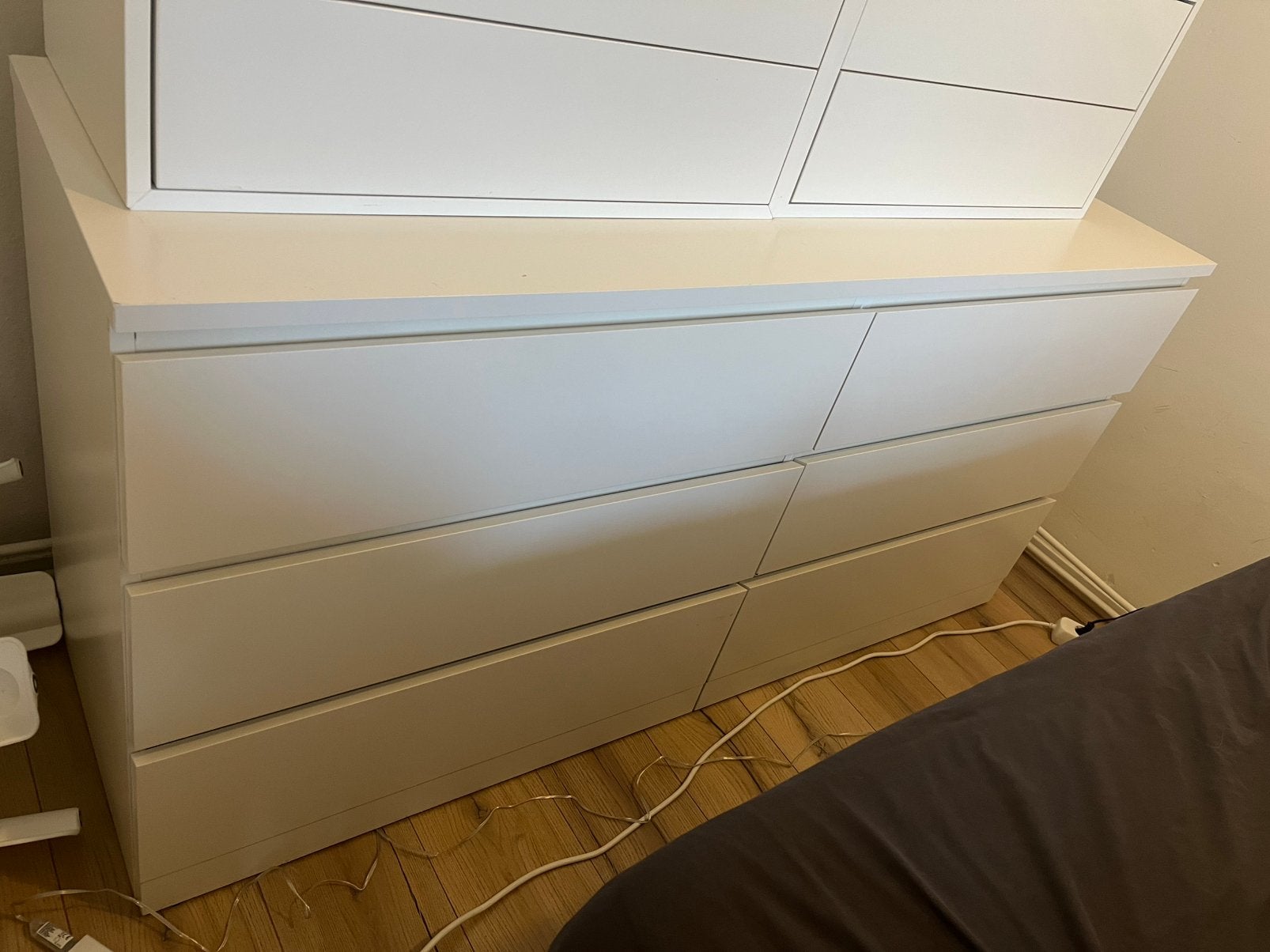 Malm ladekast ikea 1.60, Ophalen, Overige materialen, 5 laden of meer, 150 tot 200 cm