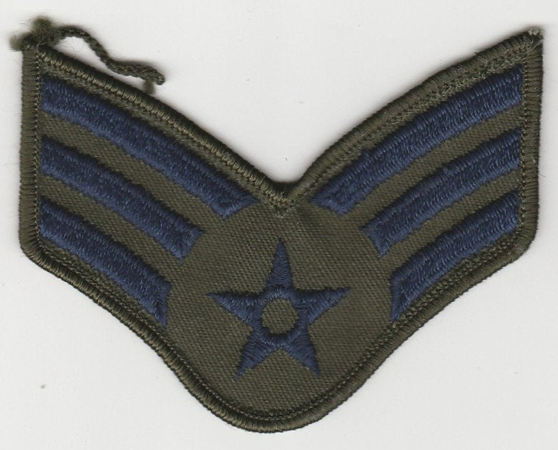 rang US Air Force (USAF) - Senior Airman, Ophalen of Verzenden, Luchtmacht, Amerika, Embleem of Badge