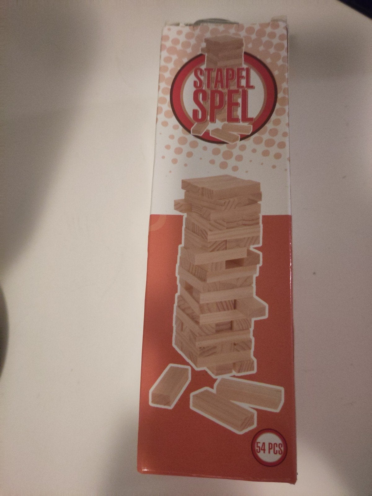 Mini Jenga Stapelspel - Compact Reisspel (54 stuks), Een of twee spelers, Ophalen of Verzenden, Nieuw, Reisspel