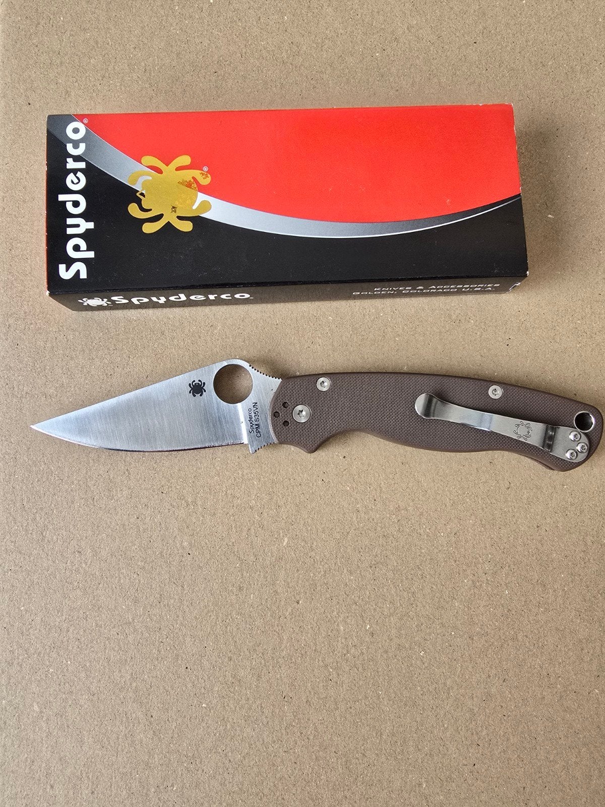 Spyderco paramilitary 2 S35VN, Ophalen of Verzenden