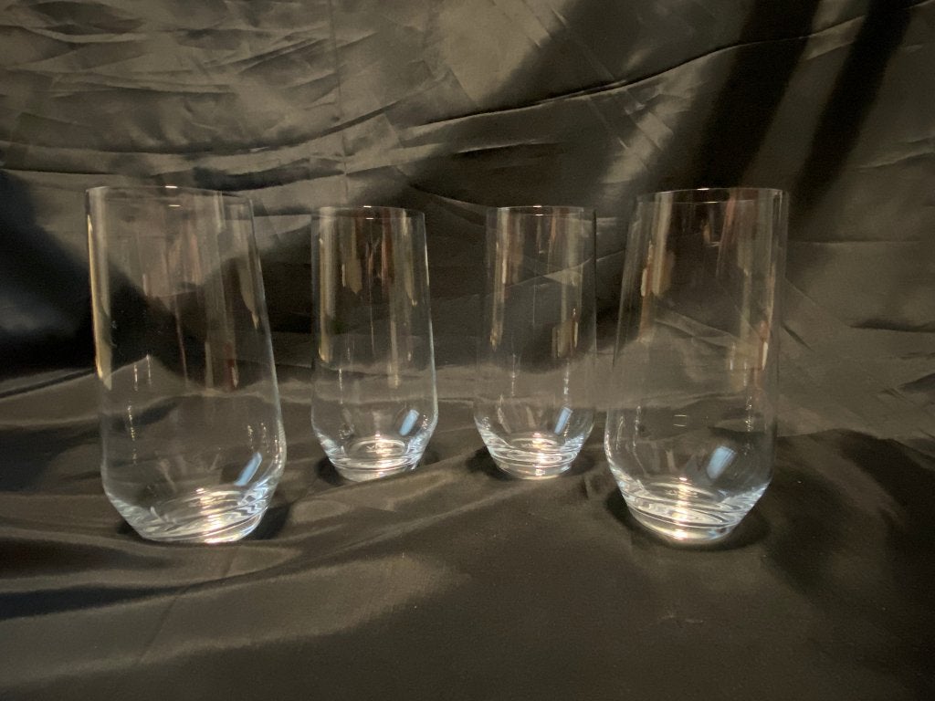 Design Set van 4 VIVO Villeroy en Boch Longdrink glazen, Ophalen of Verzenden, Gebruikt, Waterglas