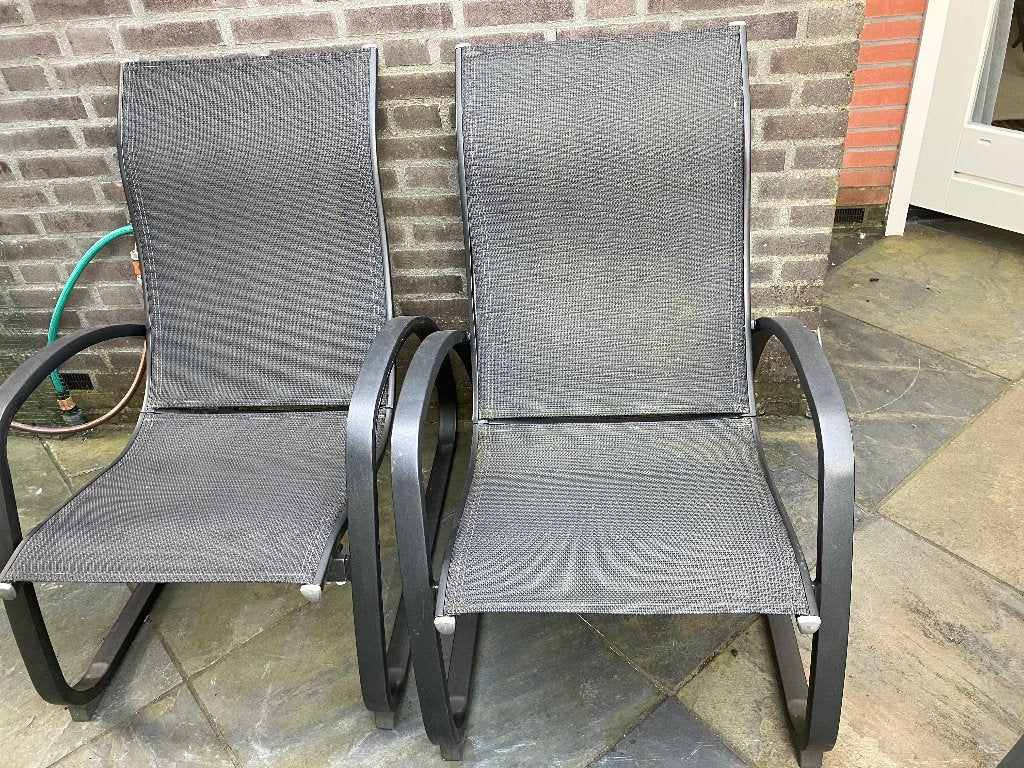 tuinstoelen, Ophalen, Gebruikt, Metaal