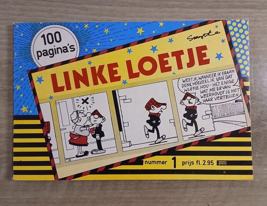 Linke Loetje. Nr 1. 100 pagina’s., Boeken, Eén comic, Reg Smythe, Europa, Ophalen of Verzenden
