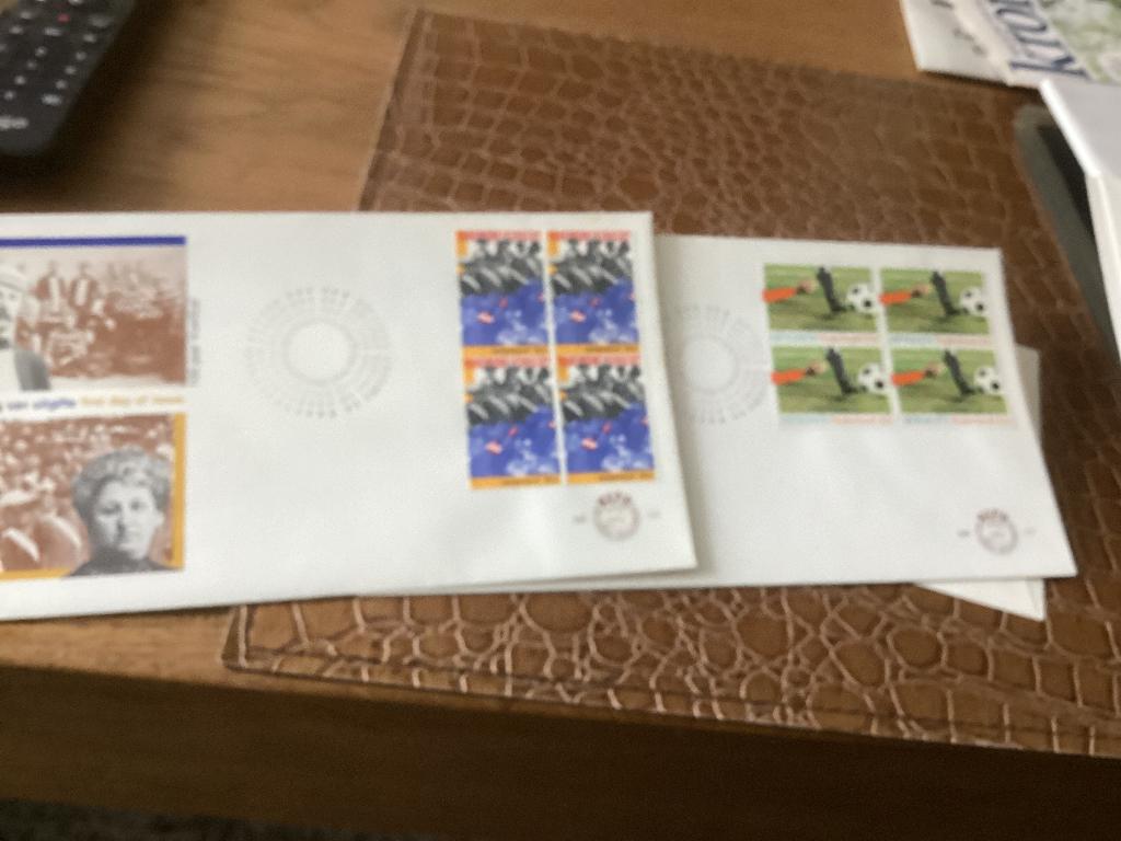 No1981 Afwijkend E177 blokken van 4 Nederland jaargangen fdc, Ophalen, Onbeschreven, Nederland