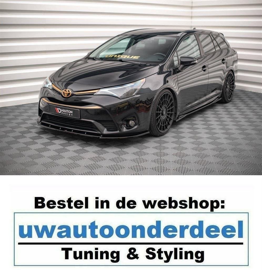 Maxton Design Spoiler Lip Splitter Styling Sideskirt Voor To, Auto diversen, Verzenden