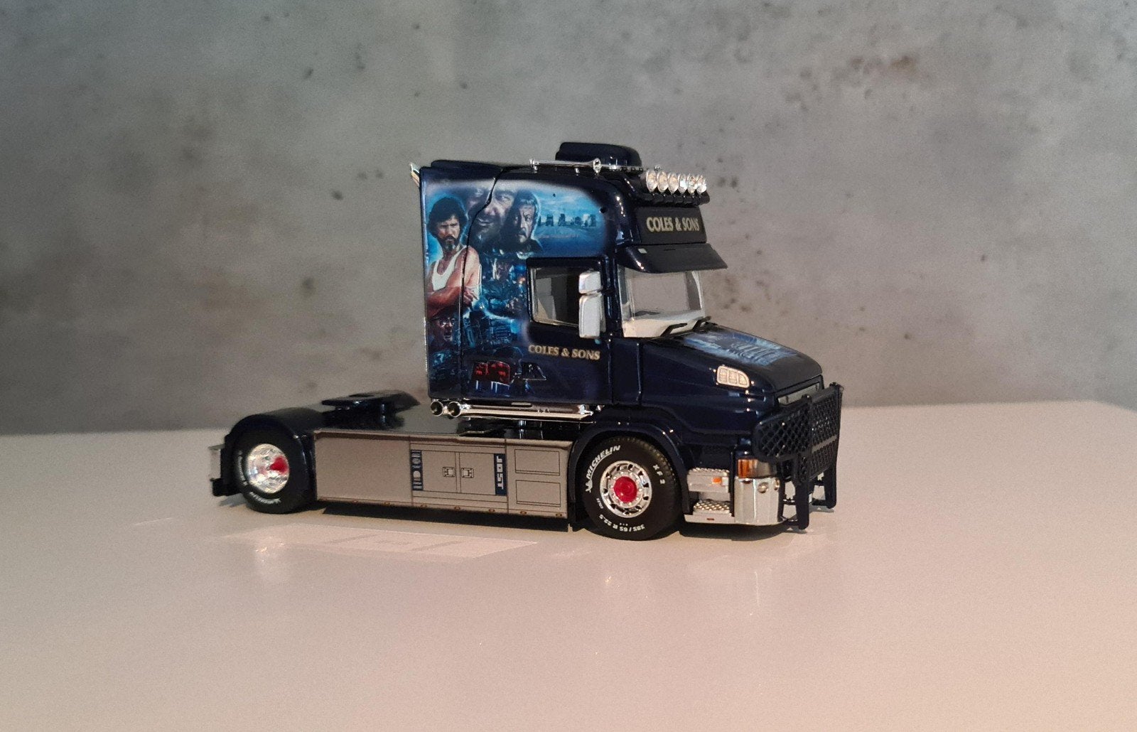 Tekno Scania Torpedo Topline 4x2 COLES & SONS "Convoy", Hobby en Vrije tijd, Ophalen of Verzenden, Zo goed als nieuw, Bus of Vrachtwagen