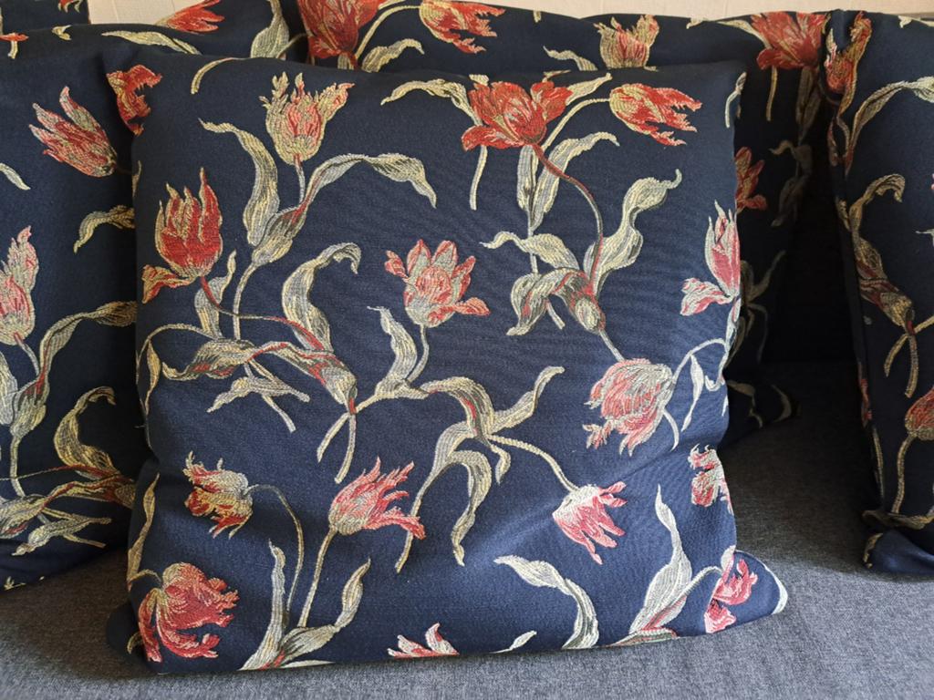 IKEA ÅLANDSROT set 7s kussenset en kussensloop, 50 x 50 cm,, Ophalen of Verzenden, Nieuw, Blauw, Vierkant