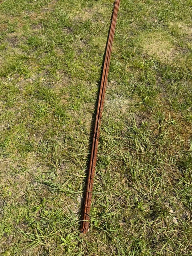 8x Betonijzer staaf 8mm, Ophalen, Nieuw, IJzer