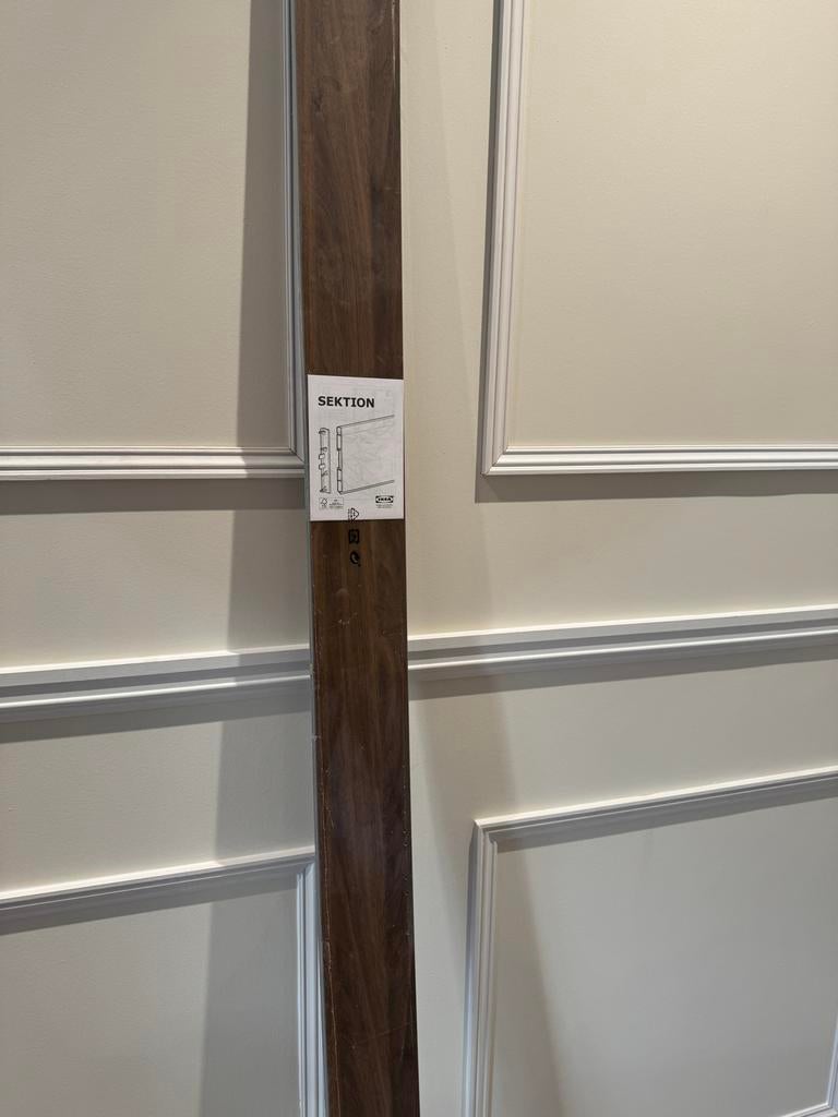 IKEA Sektion Enköping - Nieuwe zijpaneel, donkerbruin, Ophalen, Nieuw, Mdf, Plinten