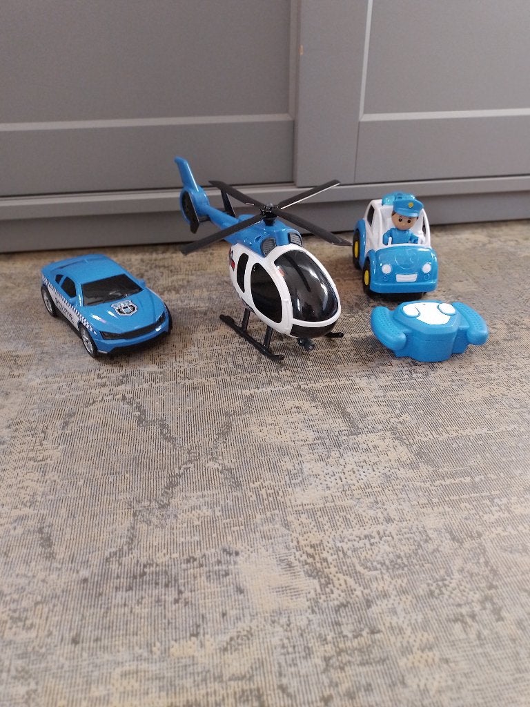 helikopter en auto, Ophalen, Gebruikt, Afstandsbediening