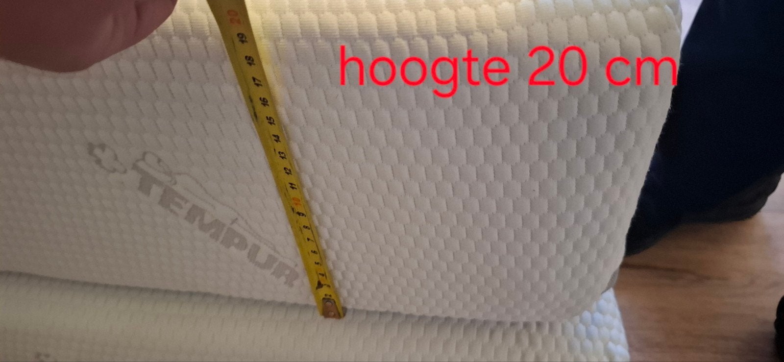 Tempur matras, Huis en Inrichting, Slaapkamer | Matrassen en Bedbodems, Ophalen, Gebruikt, 90 cm, Eenpersoons