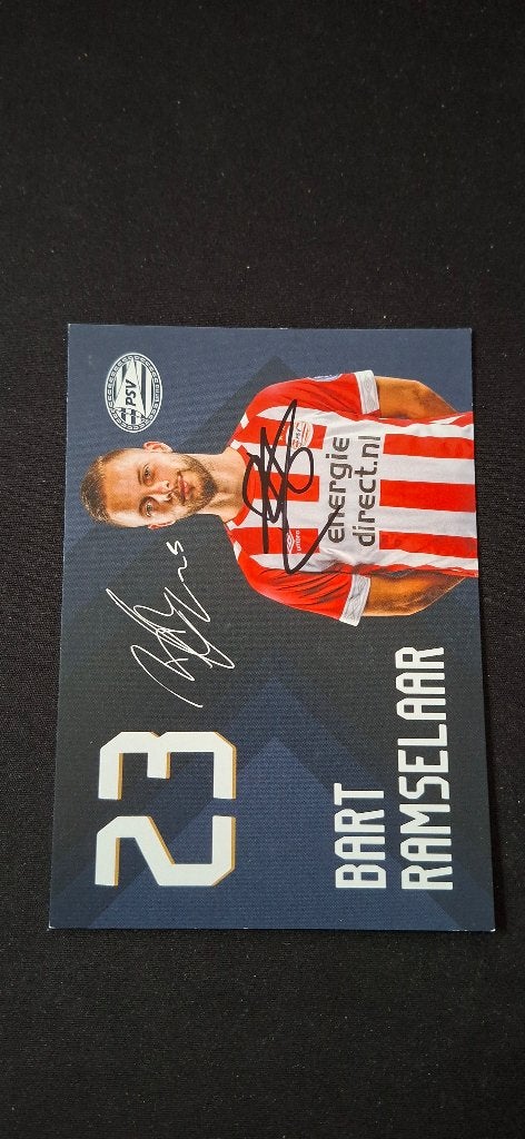 Spelerskaart met handtekening; Bart Ramselaar # PSV, Ophalen of Verzenden, Nieuw, PSV, Spelerskaart