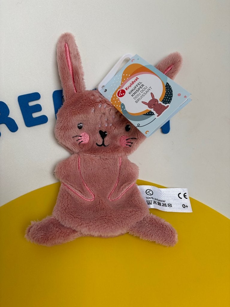 K2862 kruidvat doekje konijn roze, Ophalen of Verzenden, Zo goed als nieuw, Overige typen