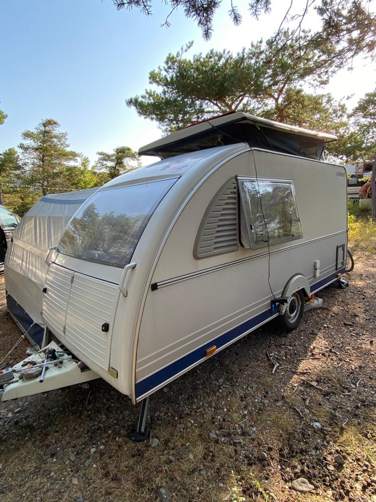 Kip Kompakt EK 37 met hefdak, Caravans en Kamperen, Caravans, Standaardzit, Tot en met 2, Particulier, Stabilisator