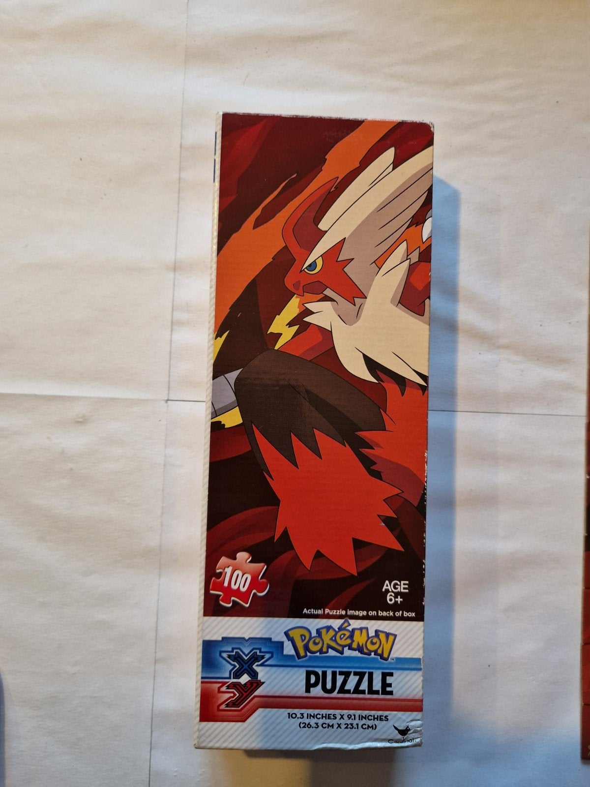 Pokémon XY Mega Blaziken puzzel 100 stukjes, Ophalen of Verzenden, Minder dan 500 stukjes, Gebruikt, Legpuzzel